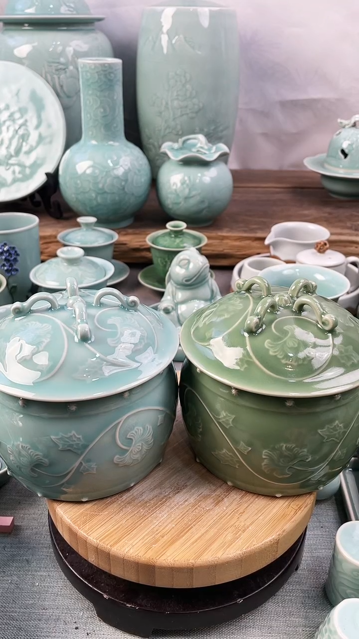 【闪购商品】2个 特价 微瑕 慧仙青瓷 福利福利