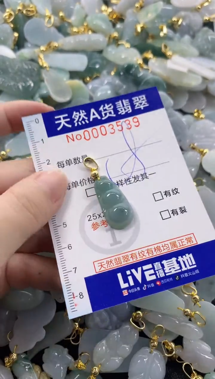 颈饰未镶嵌翡翠天然A货翡翠