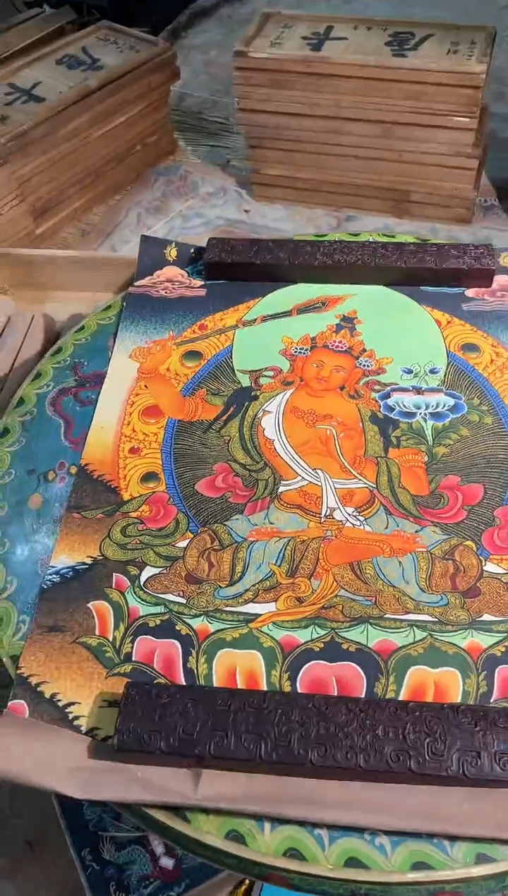 卷轴画卷轴画旭旭的唐卡