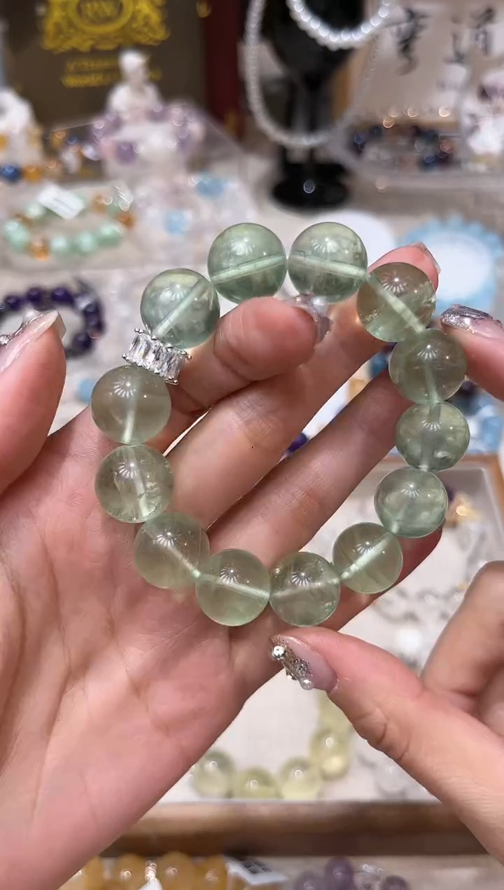 【闪购商品】萤石手链未镶嵌多样性发货发其一颜色微差