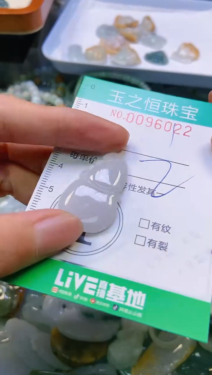 翡翠未镶嵌颈饰闪购0096022