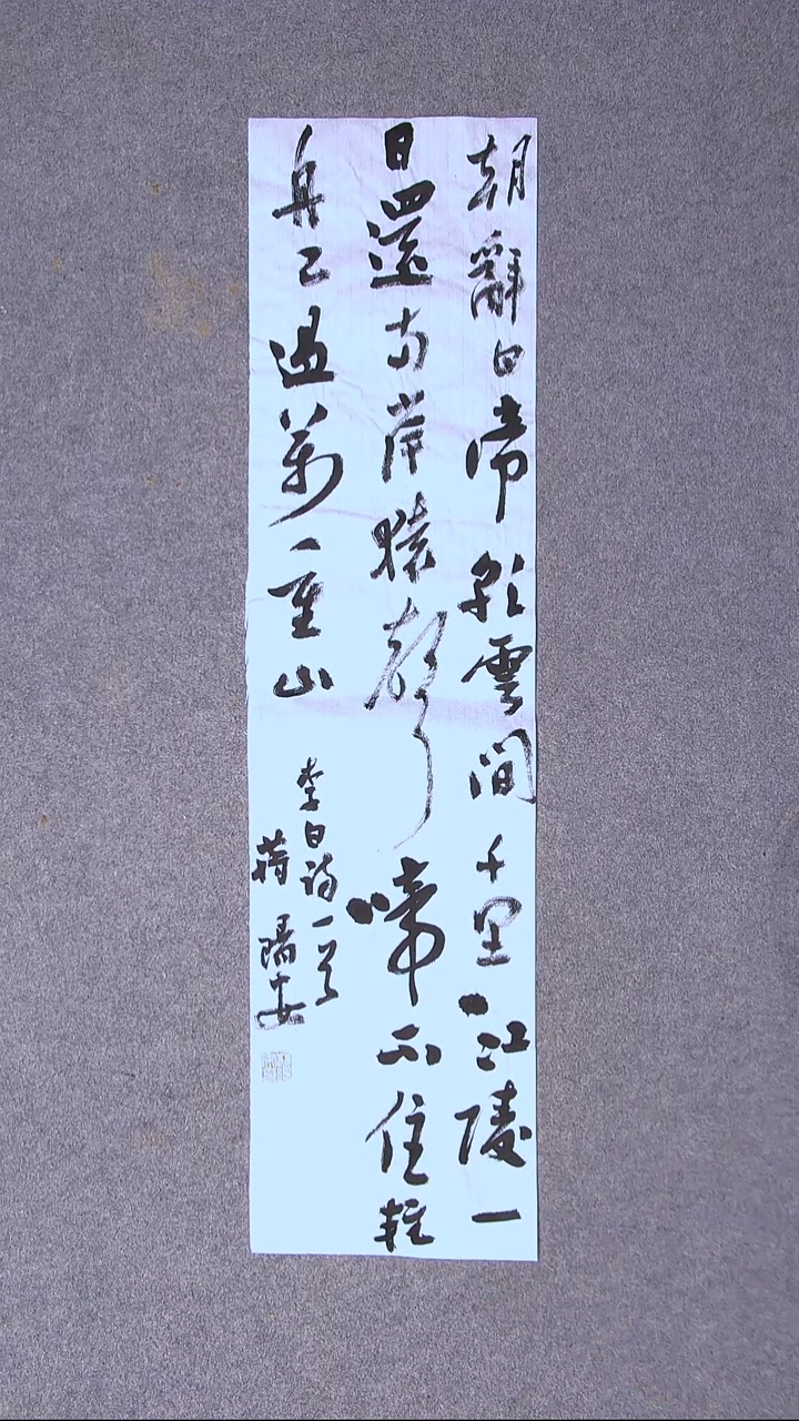 书法蒋阳安 陕西西安100*25尺寸