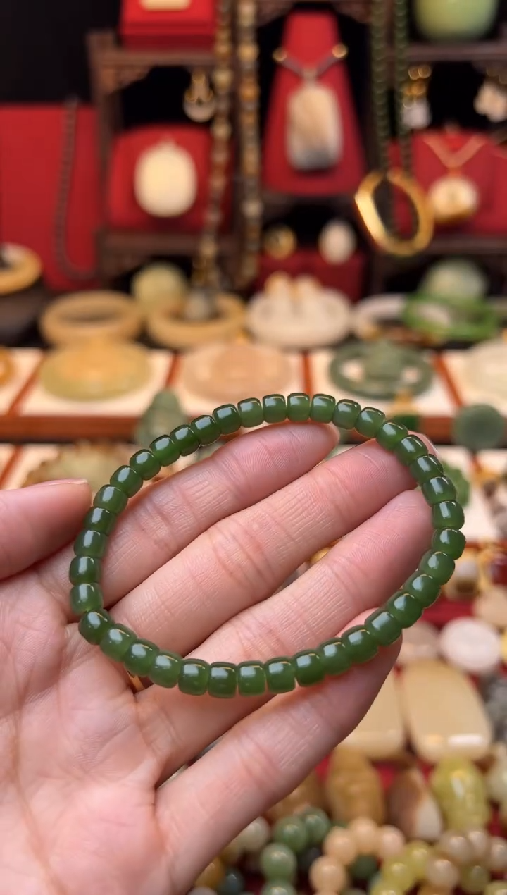 【闪购商品】和田玉手串未镶嵌放漏