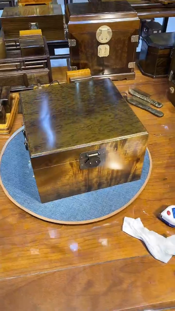 乌木类成套家具乌木珠宝箱 s30