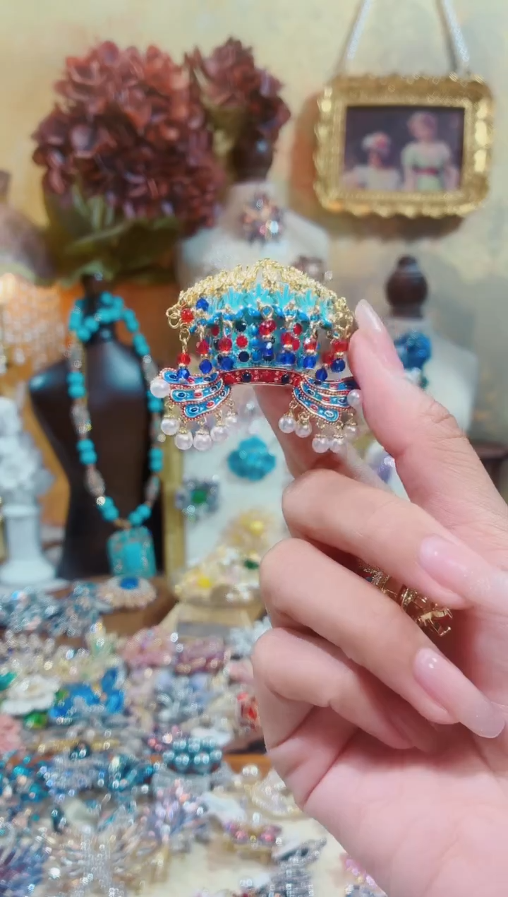 合成立方氧化锆铜合金凤冠