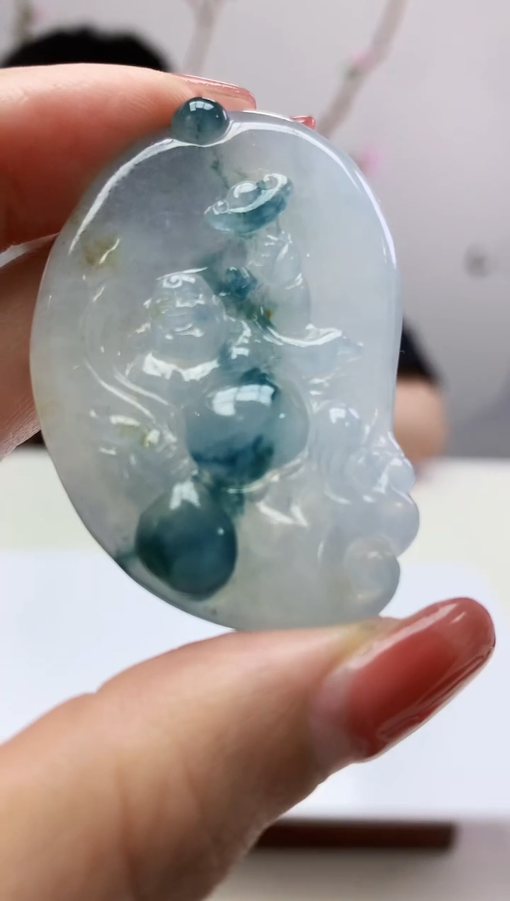 定制翡翠未镶嵌888xm-毛货逍遥佛16