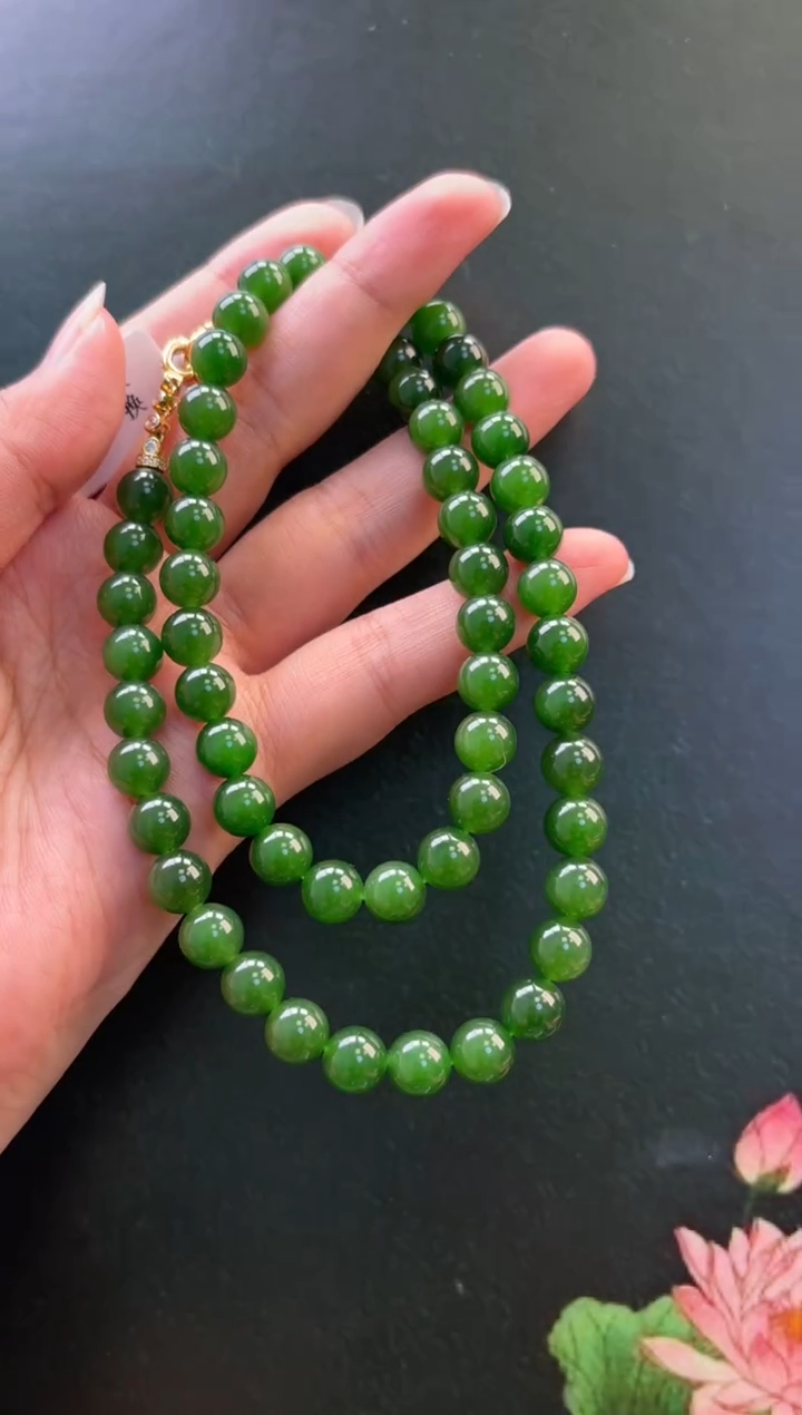 颈饰未镶嵌和田玉项链