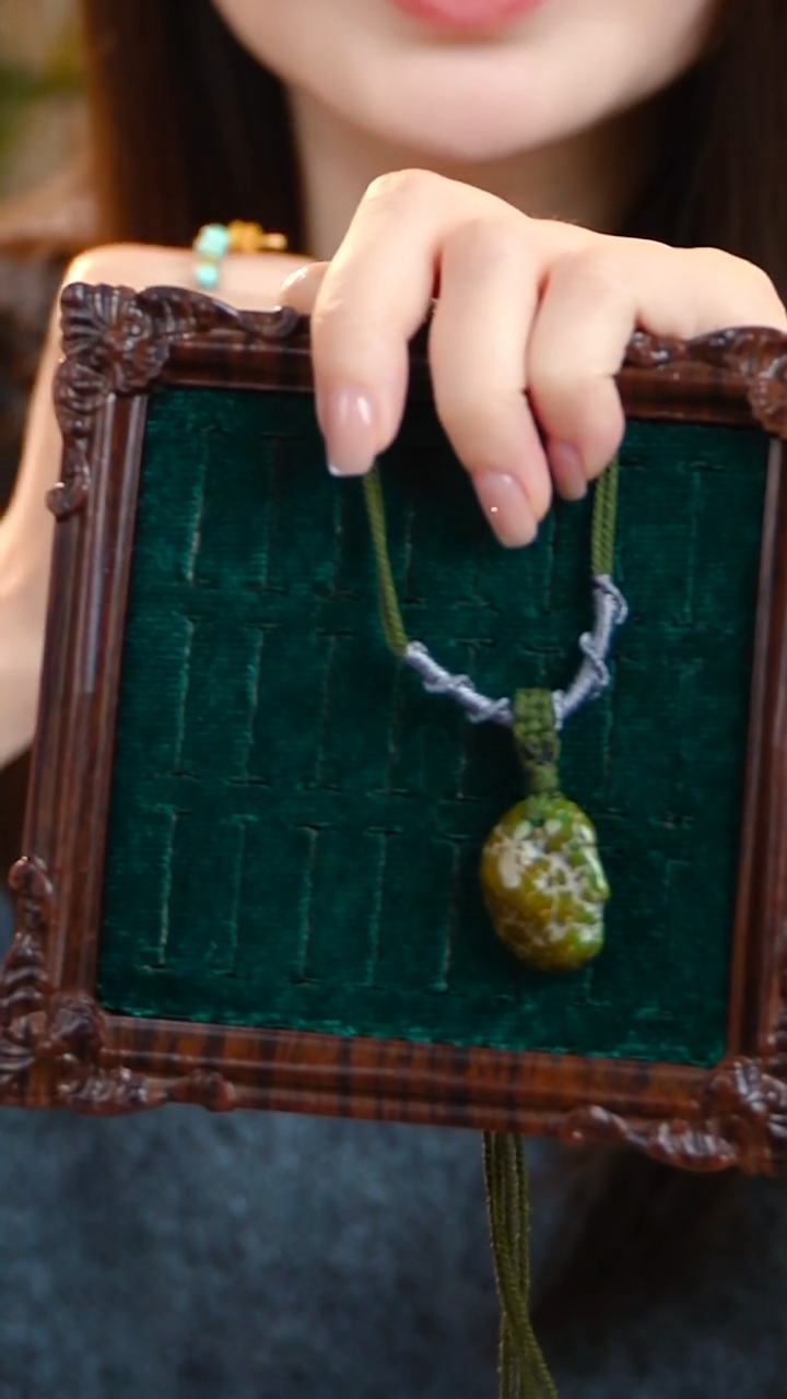 未镶嵌绿松石项链项链