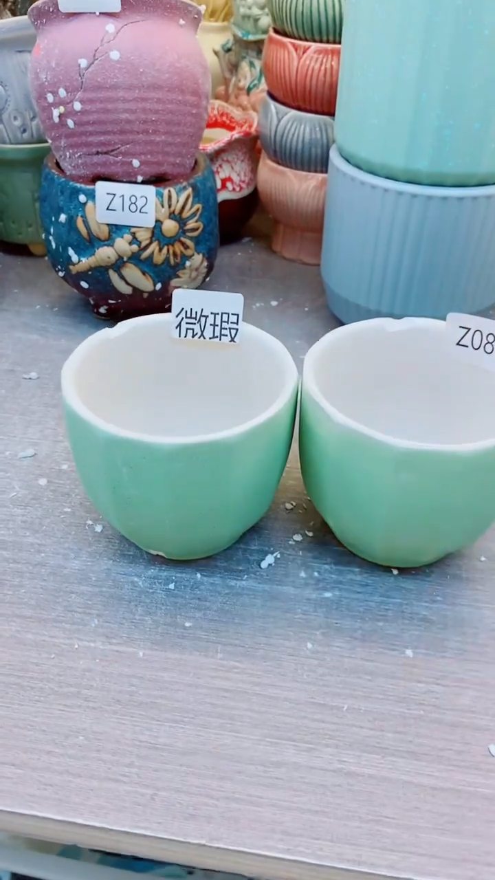 @@陶瓷多肉花盆Z088微瑕