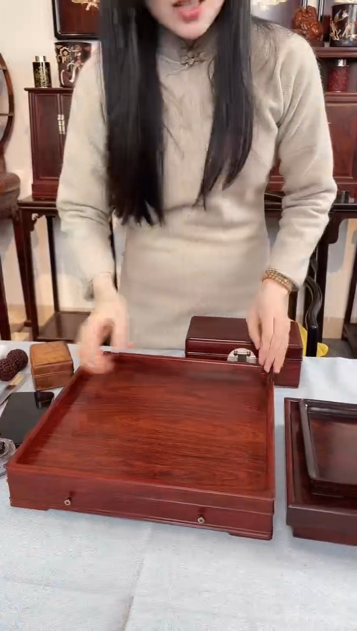 【闪购商品】紫檀木类成套家具文盘