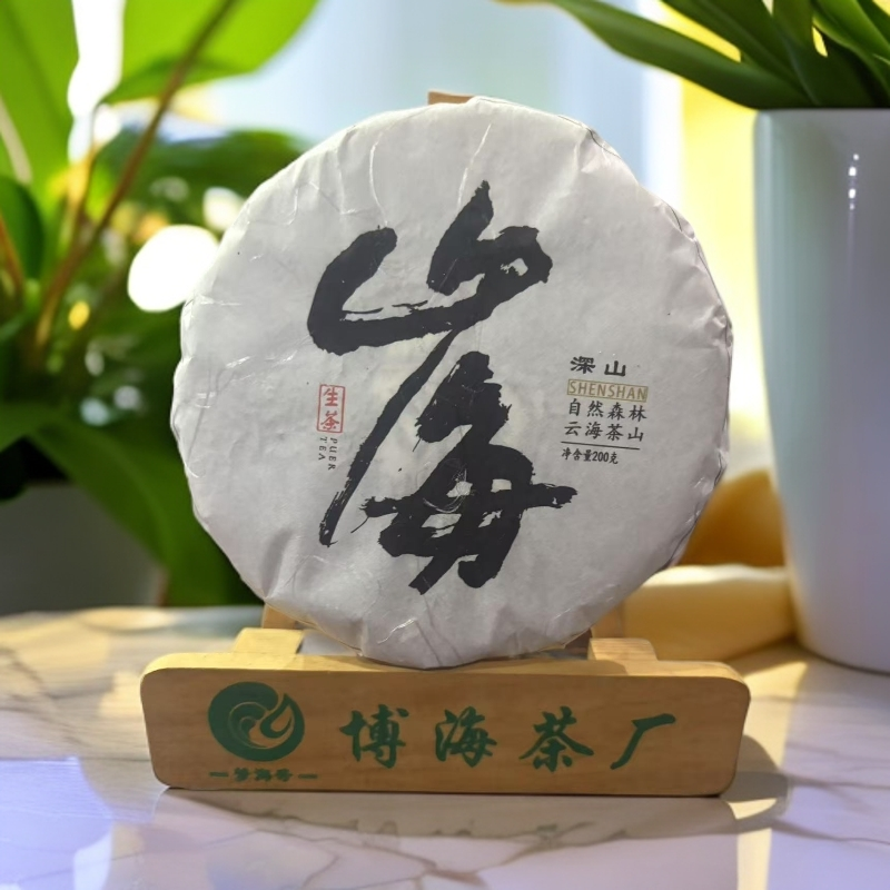 2021年易武山海生茶饼200g