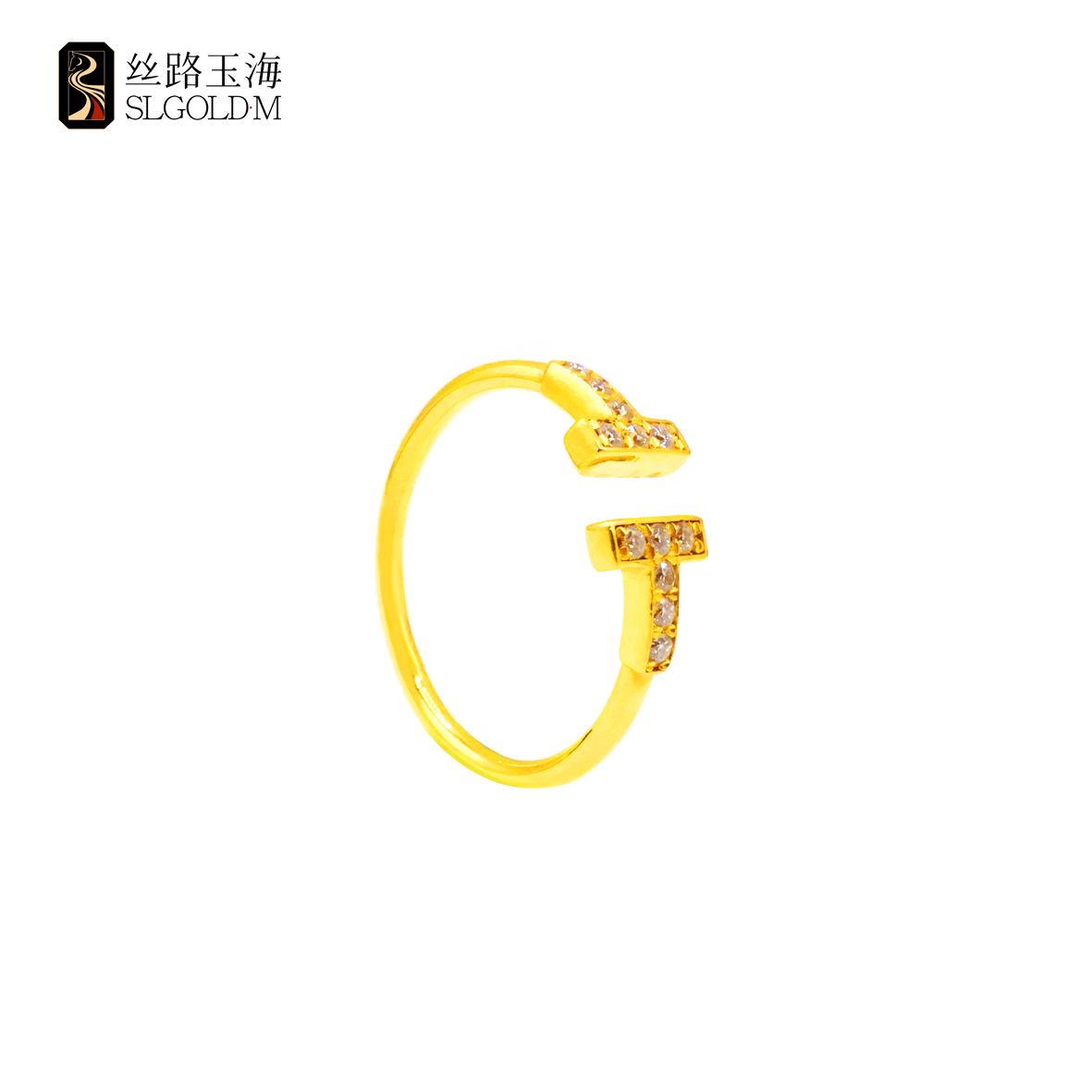 丝路玉海银河鹊桥戒指足金999气质轻奢时尚百搭个性简约小众黄金
