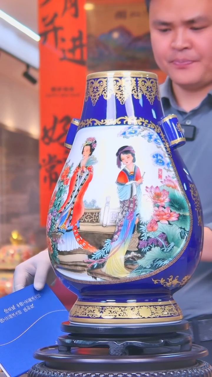 【闪购商品】摆件天下四美/景德镇陶瓷摆件