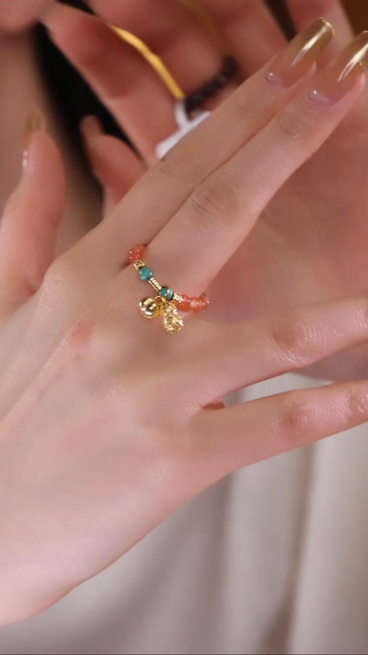 【闪购商品】南红玛瑙戒指未镶嵌南红戒指