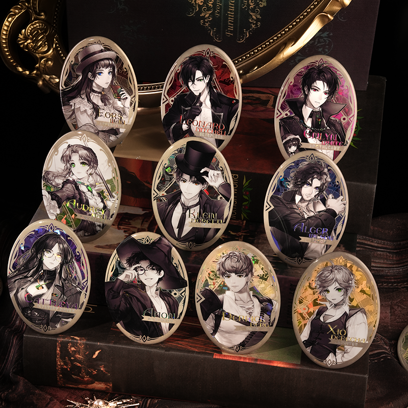 现货 模玩熊出品 诡秘之主官绘复古系列 双闪徽章套组周边