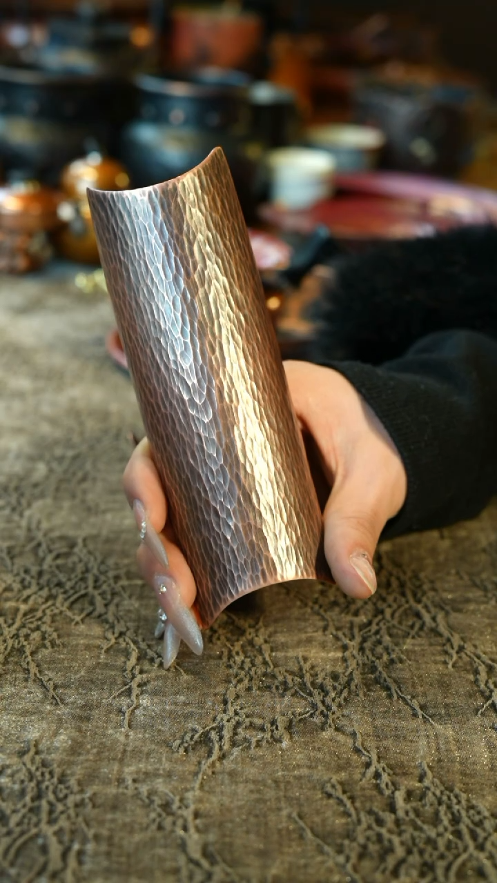 【闪购商品】纯手工紫铜锻打茶则三件套