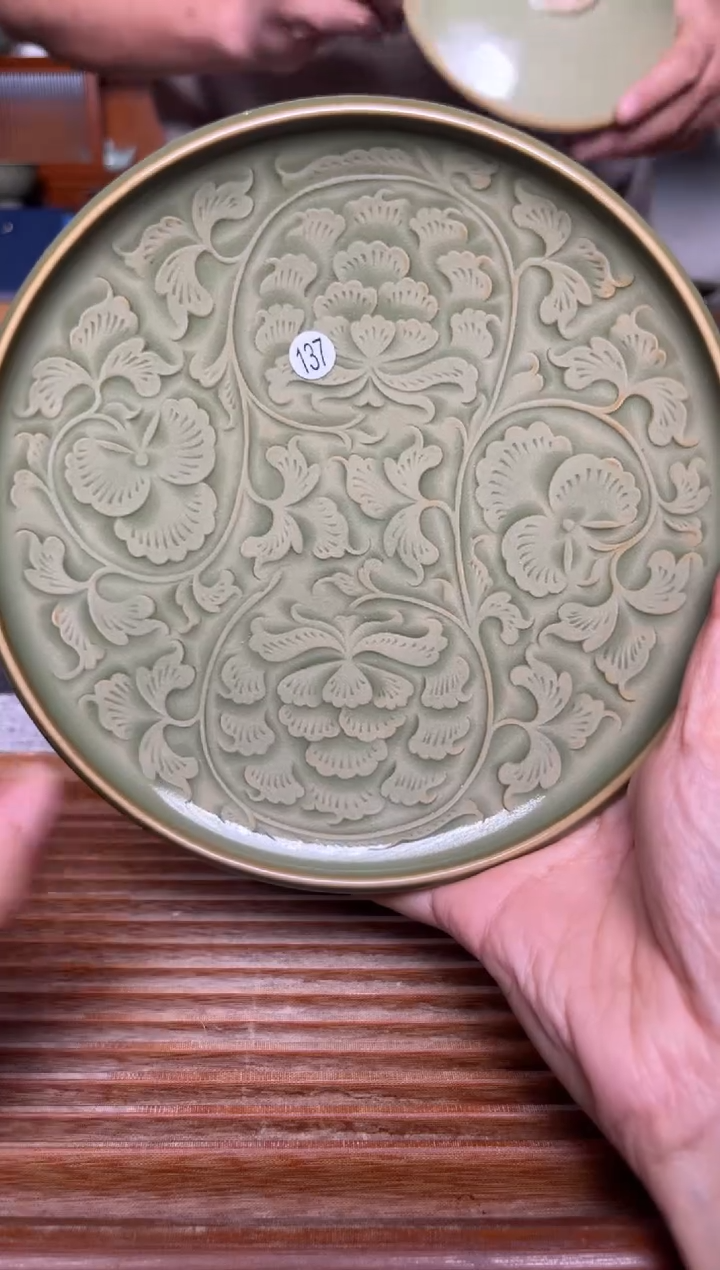 【闪购商品】其他137吴琼 纯手工橄榄绿壶承