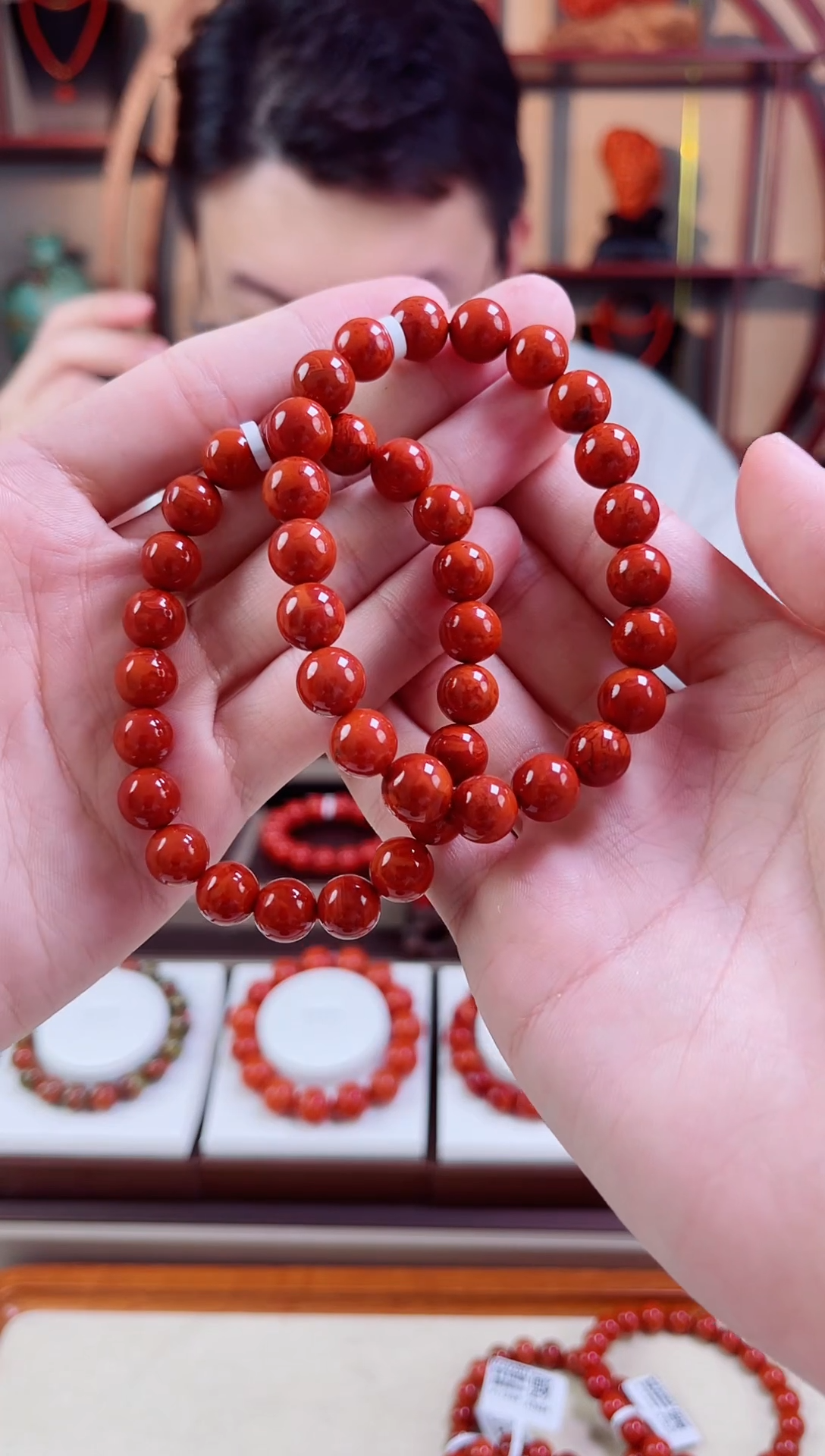 南红玛瑙瓦西手串9+未镶嵌（多样式发其一）