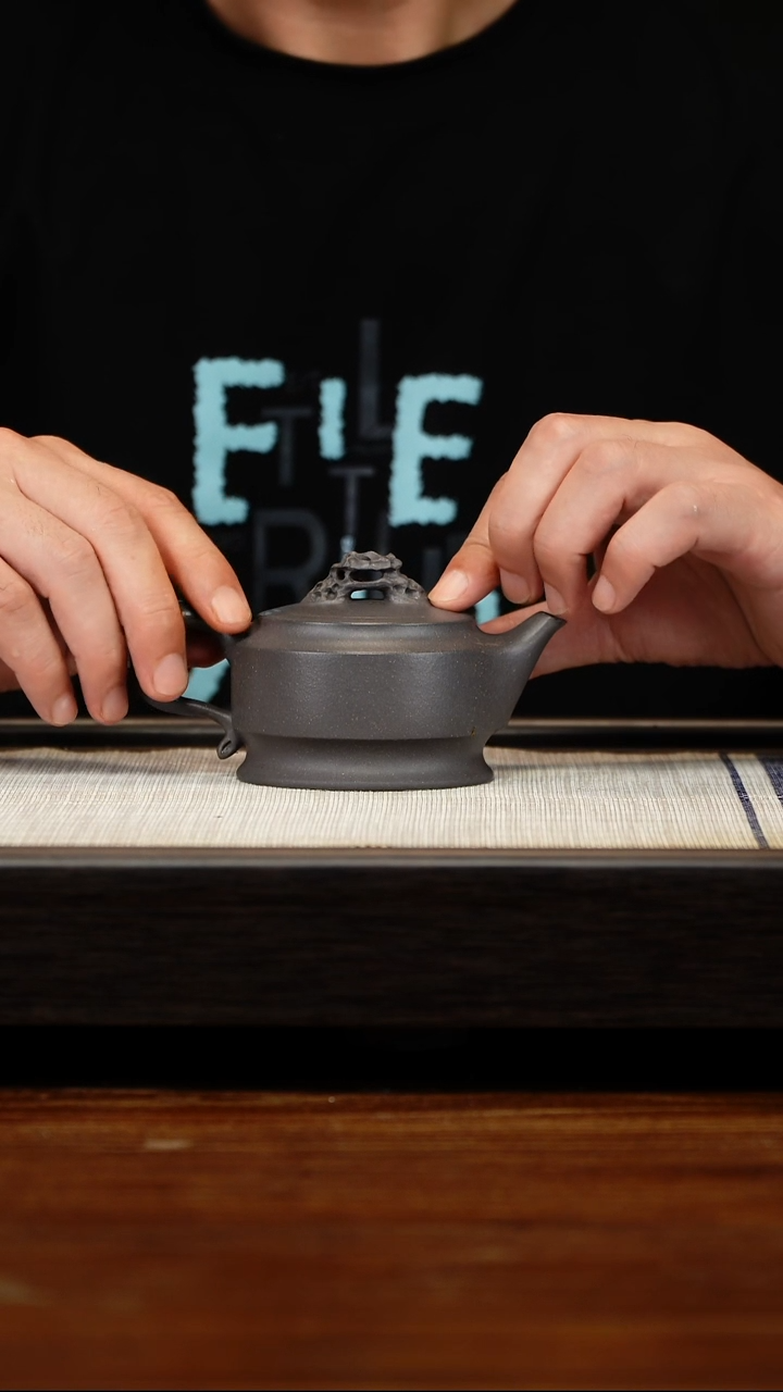 茶壶紫砂天青泥磐石