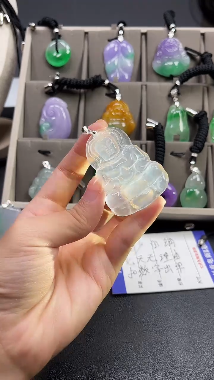颈饰未镶嵌翡翠  所见即所得 一图一物