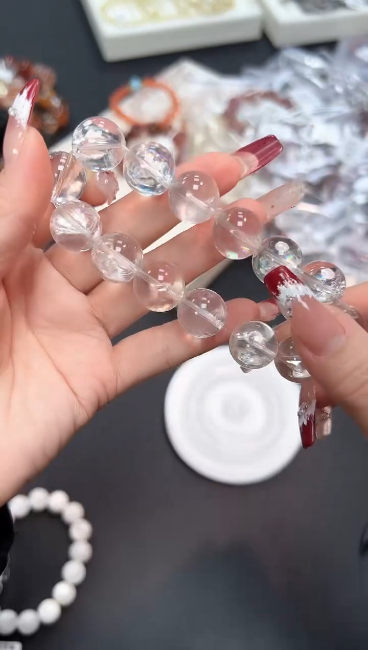 【闪购商品】水晶手串未镶嵌34a多样性发一/1条默认微瑕