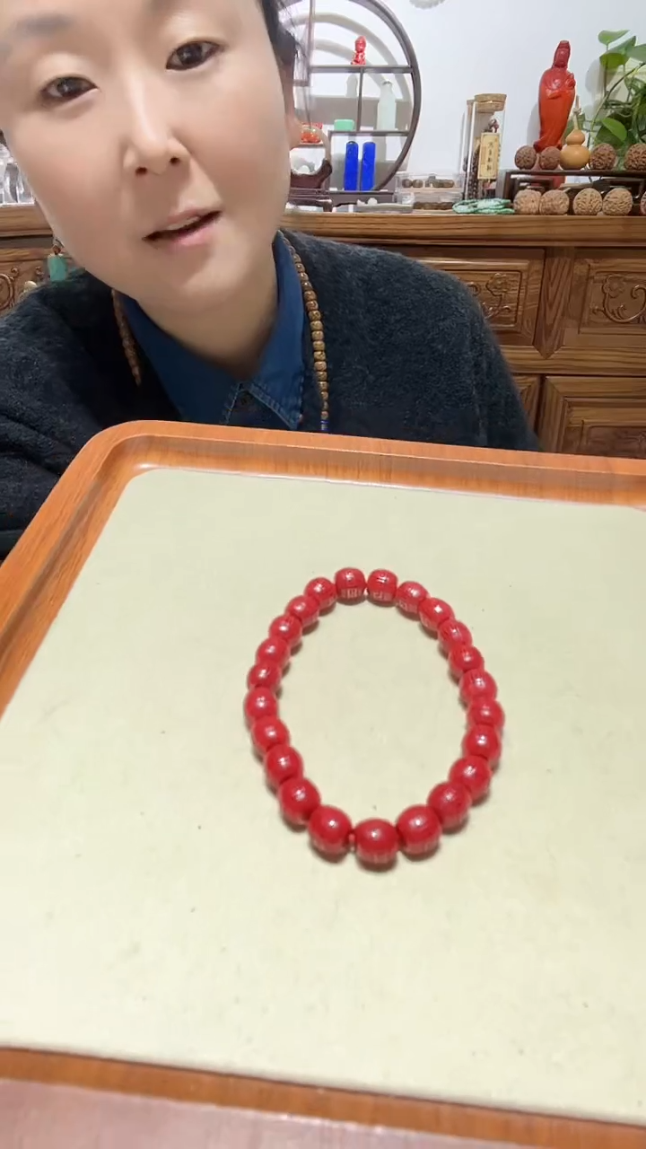 天然辰砂精品高纯单圈