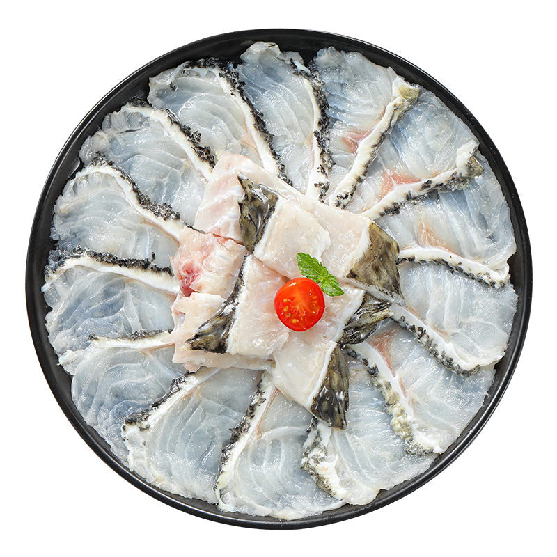 活杀龙胆石斑鱼片300g/份（含约150g鱼汤骨）
