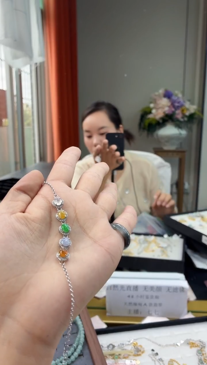 颈饰银S925镶嵌翡翠111111111111111111