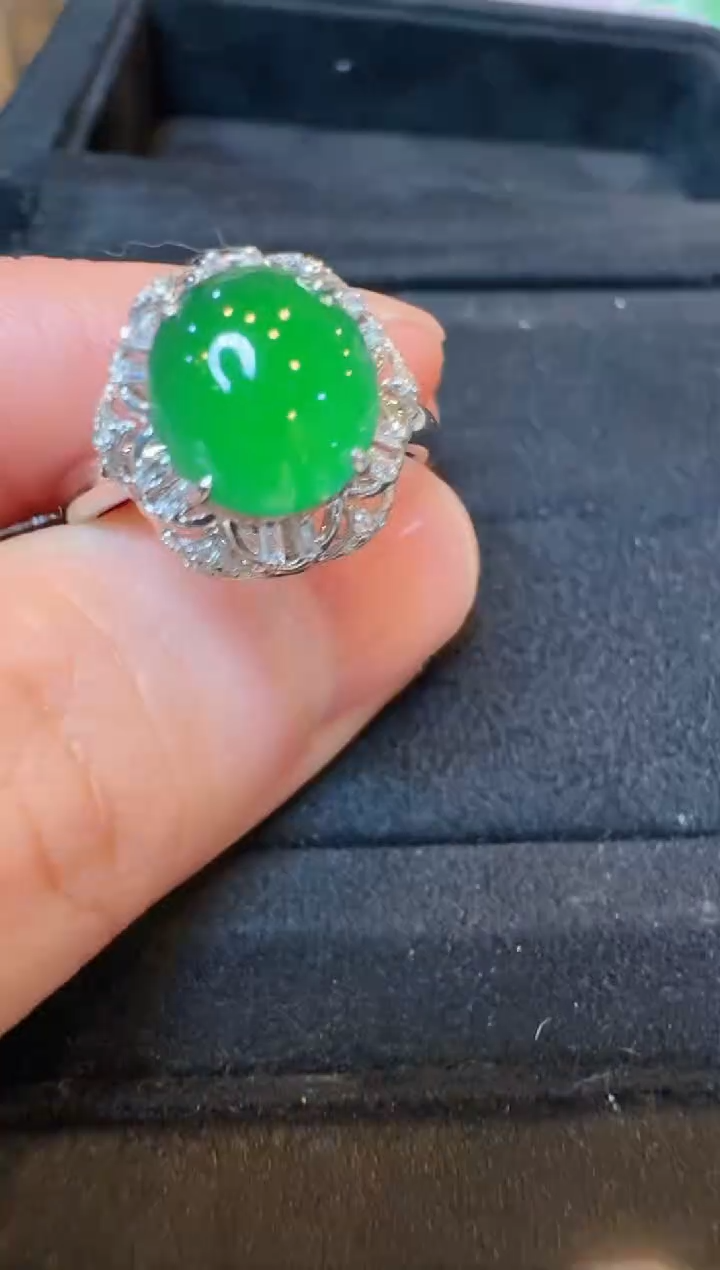 【闪购商品】翡翠戒指18K金镶嵌多样性团购发一件