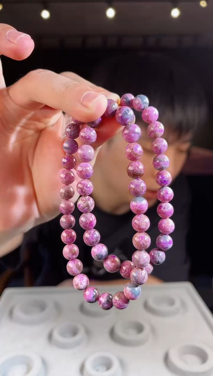 未镶嵌苏纪石（舒俱来）项链K金南非舒俱来老矿料