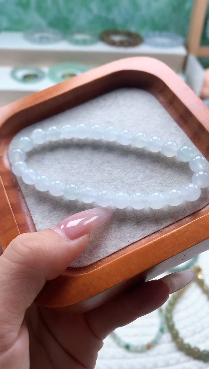 未镶嵌手链翡翠7.0