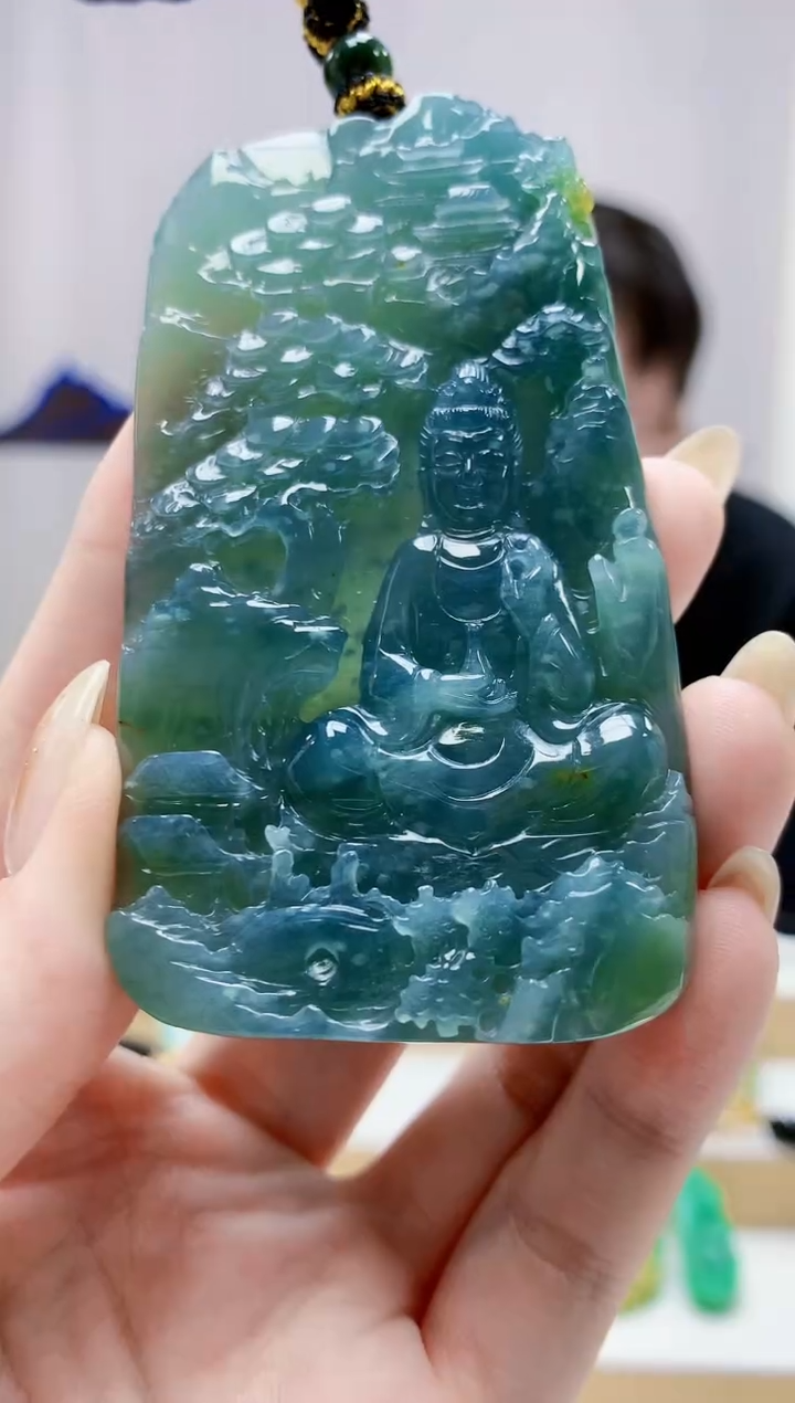 未镶嵌定制翡翠5060jw-毛货挂件66