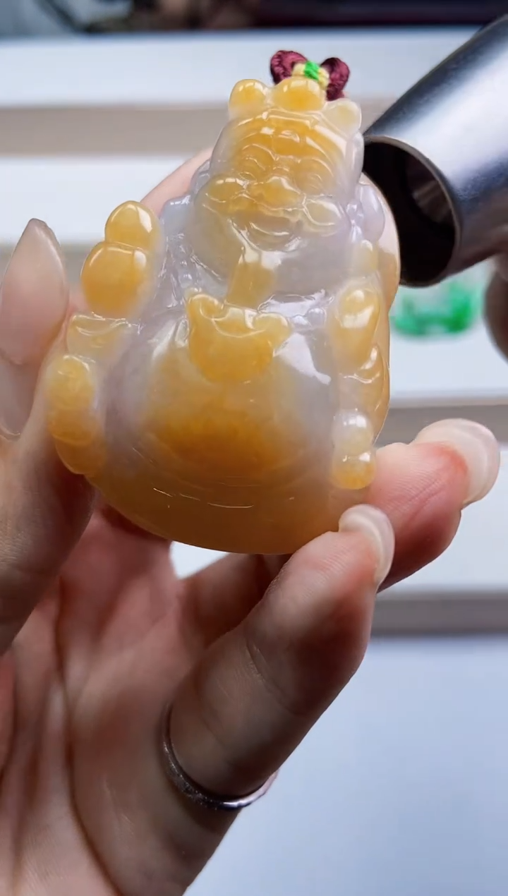 颈饰未镶嵌翡翠翡翠A货