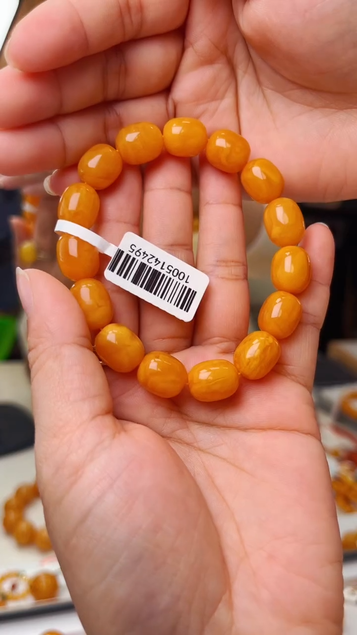 手链琥珀未镶嵌枣珠10