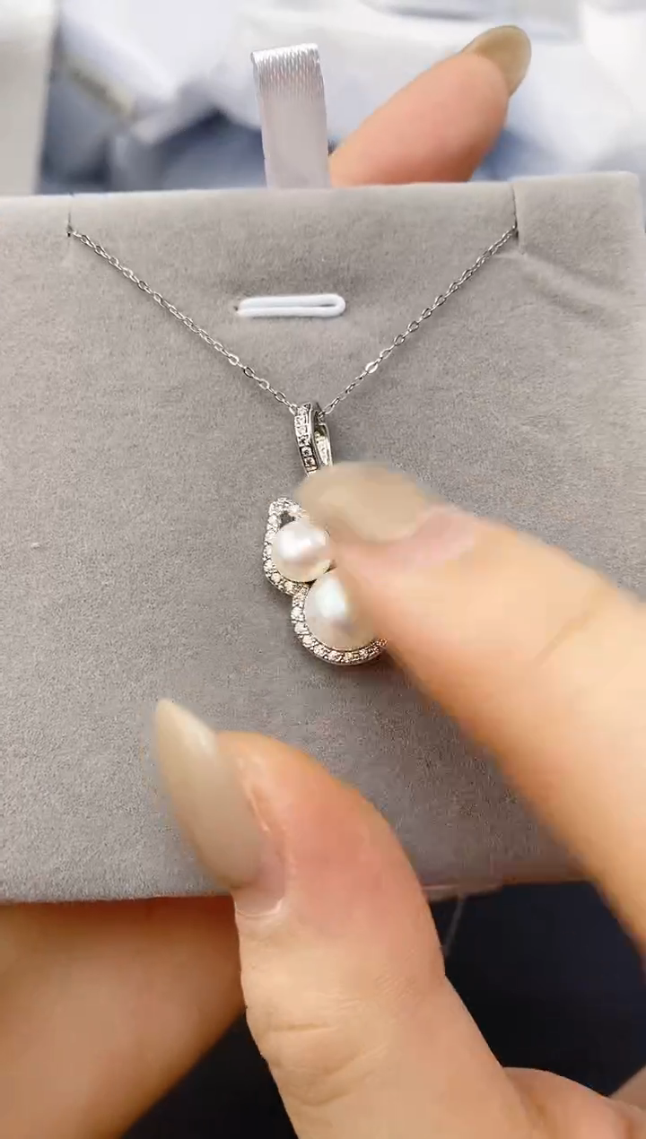 未镶嵌耳饰淡水珍珠XL1013