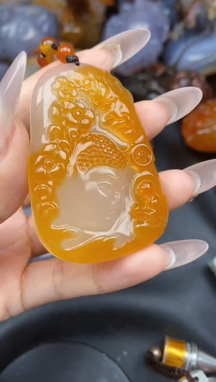 【闪购商品】玛瑙/玉髓颈饰合金ll