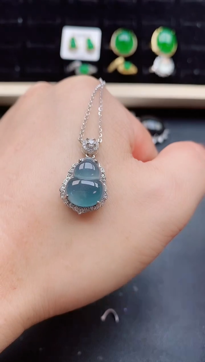 【闪购商品】翡翠颈饰银S925镶嵌21212121