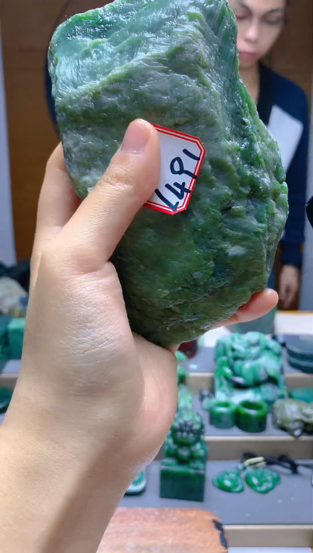 【闪购商品】和田玉（碧玉）珠宝半成品未镶嵌1