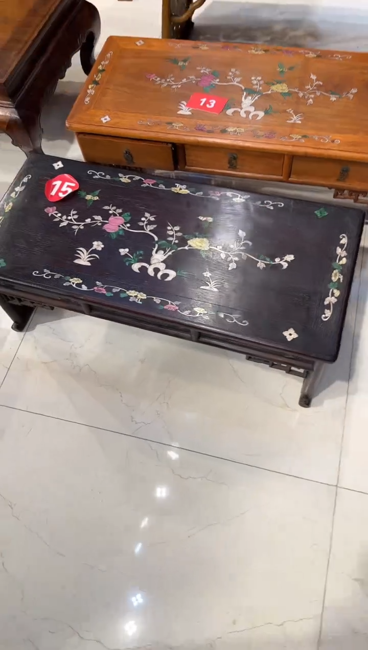 【闪购商品】木木艺邵氏紫檀花鸟地桌1080.8888
