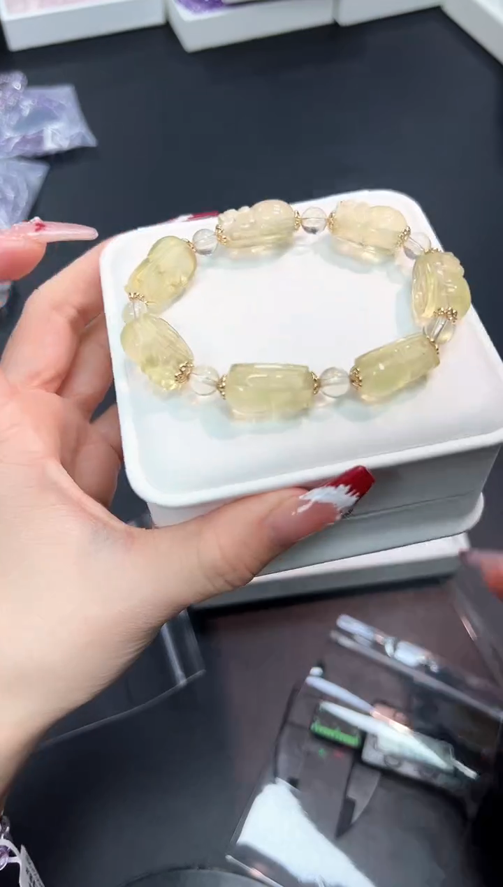 【闪购商品】水晶手串未镶嵌95A4多样性发其一/1条默认微瑕