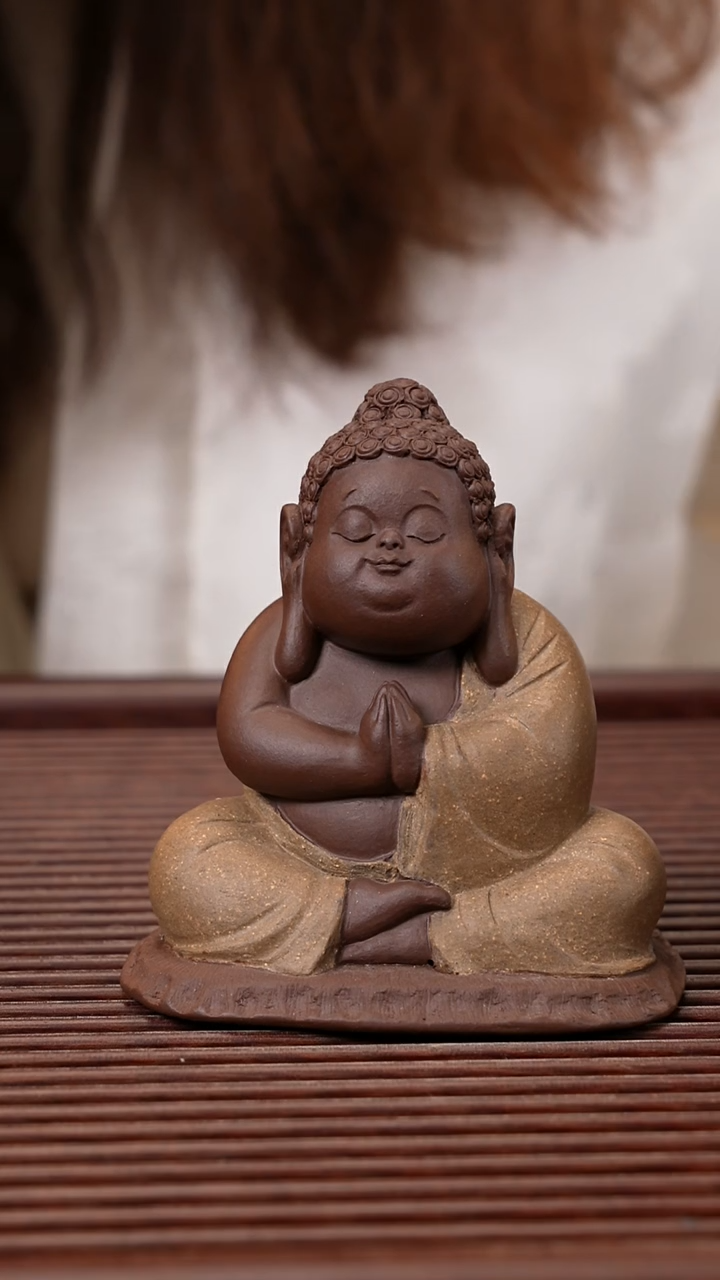 【闪购商品】紫砂茶宠紫砂 宝宝佛小