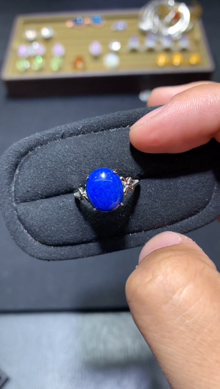 未镶嵌青金石戒指G19【多样性发其一】