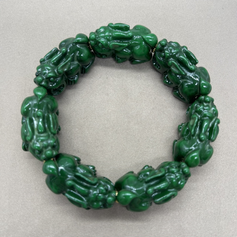 【绿意盎然 永恒暖阳】绿手链XLF142431