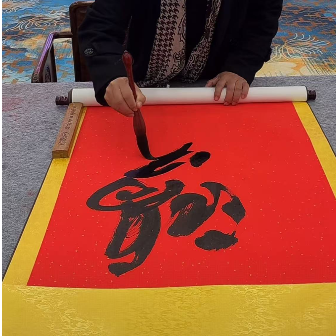 橱窗展示/珍品艺术展厅/李存瑞老师/宣纸书法/带证书