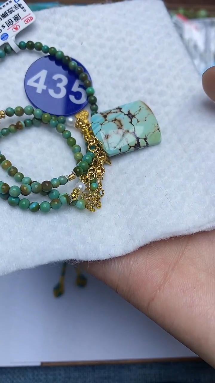 【闪购商品】绿松石项链未镶嵌435