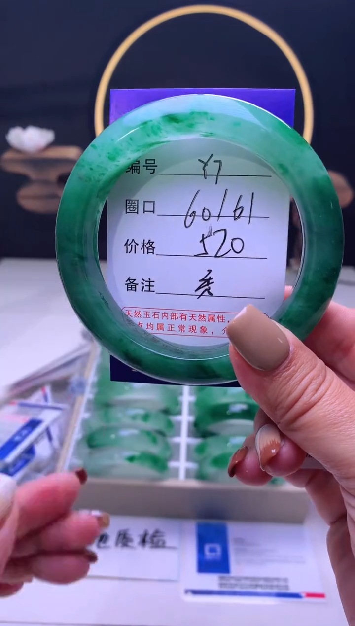 【闪购商品】石英质玉手镯未镶嵌【云如玉】-序号7