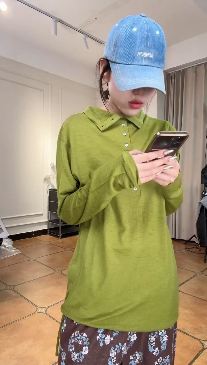 ᥫ***?设计师品牌对倒衬衫