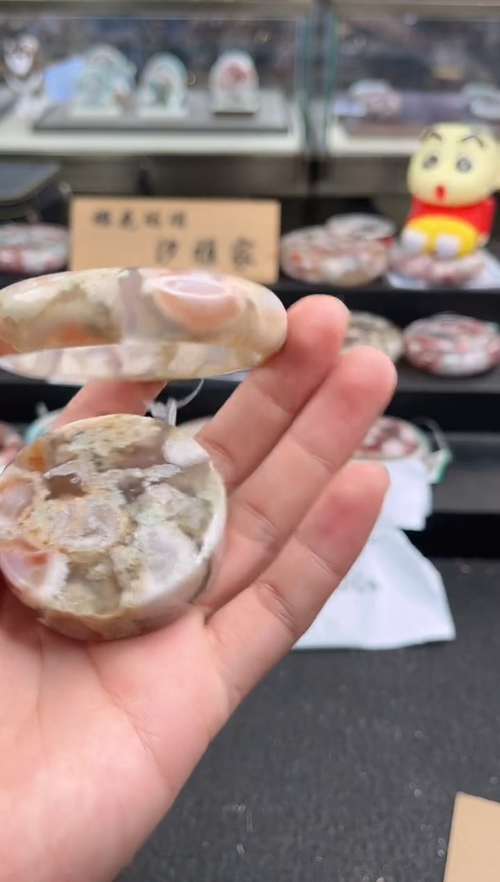 未镶嵌手镯石英质玉尘*丷圈口（赠品镯心）
