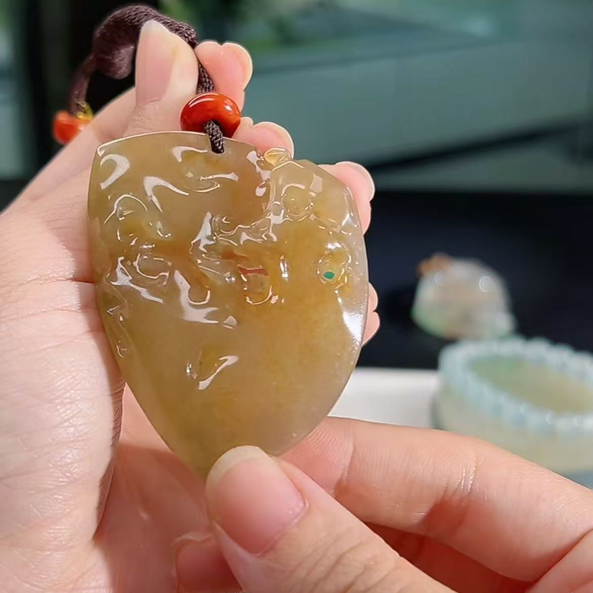 【庄家翡翠】挂件未镶嵌