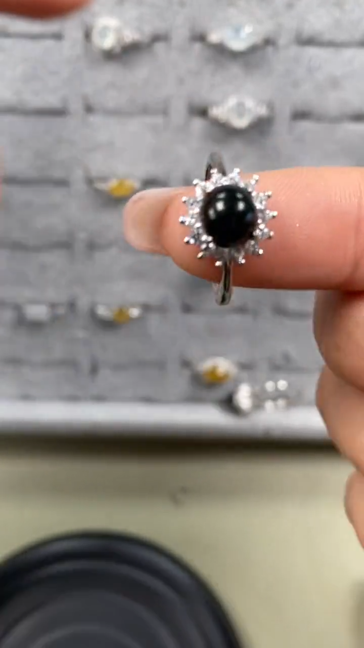 【闪购商品】翡翠戒指银S925镶嵌9227